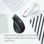 ZELOTES F36 9 tasti impugnatura verticale programmazione ergonomica doppio Bluetooth + mouse wireless 2.4G, F36 (White), F36 (Black)