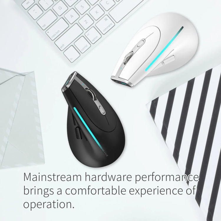 ZELOTES F36 9 tasti impugnatura verticale programmazione ergonomica doppio Bluetooth + mouse wireless 2.4G, F36 (White), F36 (Black)