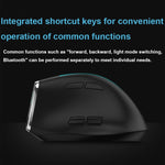 ZELOTES F36 9 tasti impugnatura verticale programmazione ergonomica doppio Bluetooth + mouse wireless 2.4G, F36 (White), F36 (Black)