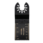 2 pezzi Trimmers Lama per sega dritta in acciaio ad alto tenore di carbonio per utensile multiuso, Small Teeth, 45mm Fine Teeth