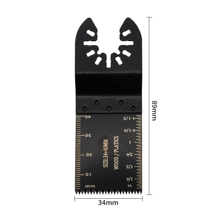 2 pezzi Trimmers Lama per sega dritta in acciaio ad alto tenore di carbonio per utensile multiuso, Small Teeth, 45mm Fine Teeth