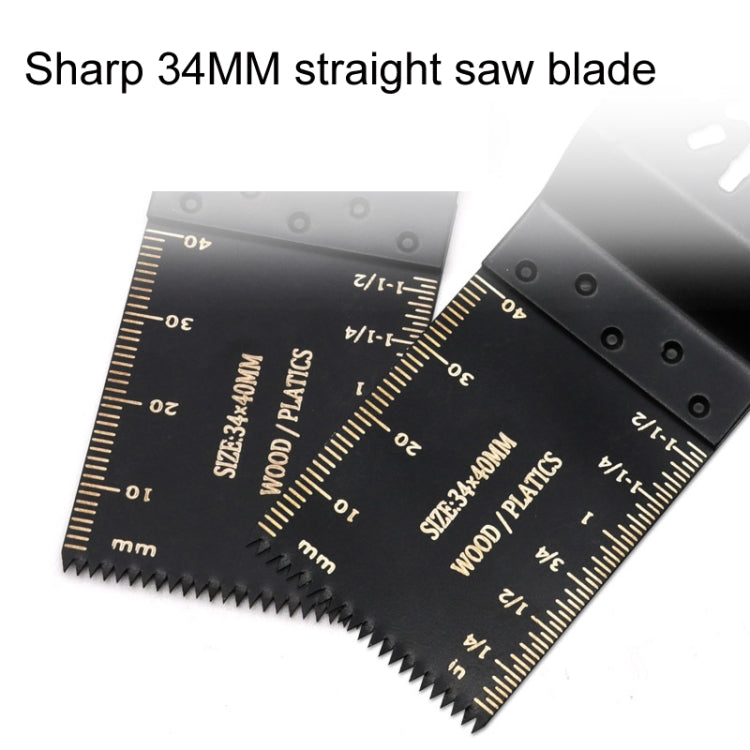 2 pezzi Trimmers Lama per sega dritta in acciaio ad alto tenore di carbonio per utensile multiuso, Small Teeth, 45mm Fine Teeth