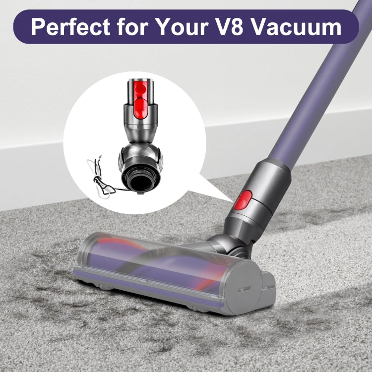 Connettore gomito testina Dyson V8 V10 con ruote