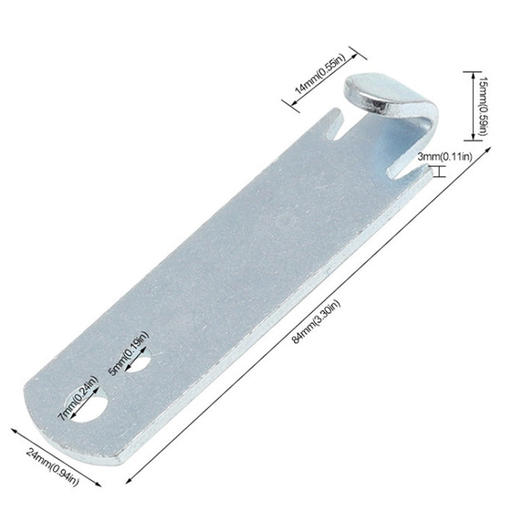 2 pezzi/set Wire Twister T-Post Morsetto per recinzione Avvolgicavo
