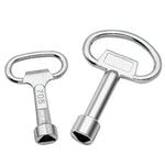 Chiave triangolare per telaio valvola acqua 5 pezzi, Large, Small
