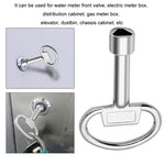 Chiave triangolare per telaio valvola acqua 5 pezzi, Large, Small