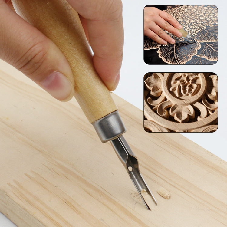 7 pezzi/set coltello da intaglio con manico in legno, set di combinazione artistica, Carving Knife Tool