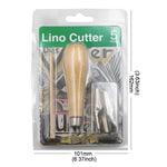 7 pezzi/set coltello da intaglio con manico in legno, set di combinazione artistica, Carving Knife Tool