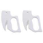 2 pezzi Tagliacarte multiuso con lama in acciaio inossidabile, White, Black
