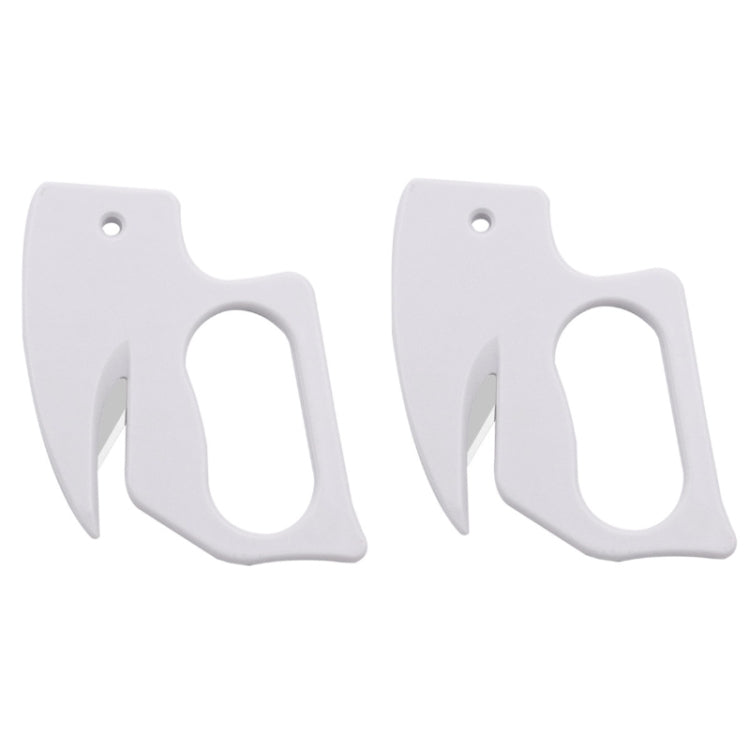 2 pezzi Tagliacarte multiuso con lama in acciaio inossidabile, White, Black