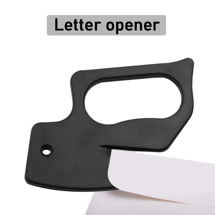 2 pezzi Tagliacarte multiuso con lama in acciaio inossidabile, White, Black