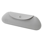 Borsa portaoggetti in silicone per pennelli da trucco, borsa portaoggetti da viaggio portatile, grande capacità, organizer per cosmetici