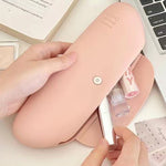 Borsa portaoggetti in silicone per pennelli da trucco, borsa portaoggetti da viaggio portatile, grande capacità, organizer per cosmetici