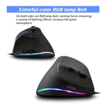 ZELOTES C18 11-Keys RGB Vertical Grip Ergonomic Joystick Programmazione Mouse da gioco cablato, C18
