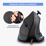ZELOTES C18 11-Keys RGB Vertical Grip Ergonomic Joystick Programmazione Mouse da gioco cablato, C18