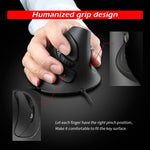 Mouse cablato ergonomico staccabile con impugnatura verticale ZELOTES T30 a 6 tasti, T30