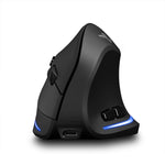 Mouse wireless ricaricabile ergonomico con impugnatura verticale ZELOTES F35 a 6 pulsanti, F35