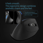 ZELOTES F36A Mouse wireless ricaricabile ergonomico con impugnatura verticale a 6 pulsanti, F36A