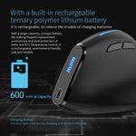 ZELOTES F36A Mouse wireless ricaricabile ergonomico con impugnatura verticale a 6 pulsanti, F36A