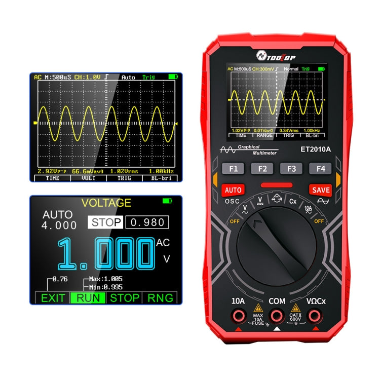 Oscilloscopio mini multimetro 2 in 1 TOOLTOP 1MHz