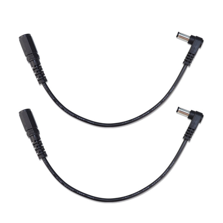 Cavo di prolunga adattatore dritto-piegato DC 5,5 x 2,1 mm, maschio-femmina, B1-2