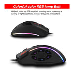 ZELOTES C13 13 tasti RGB Effetto di illuminazione Programmazione Macro Mouse da gioco cablato personalizzato, C13