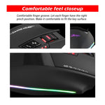 ZELOTES C13 13 tasti RGB Effetto di illuminazione Programmazione Macro Mouse da gioco cablato personalizzato, C13