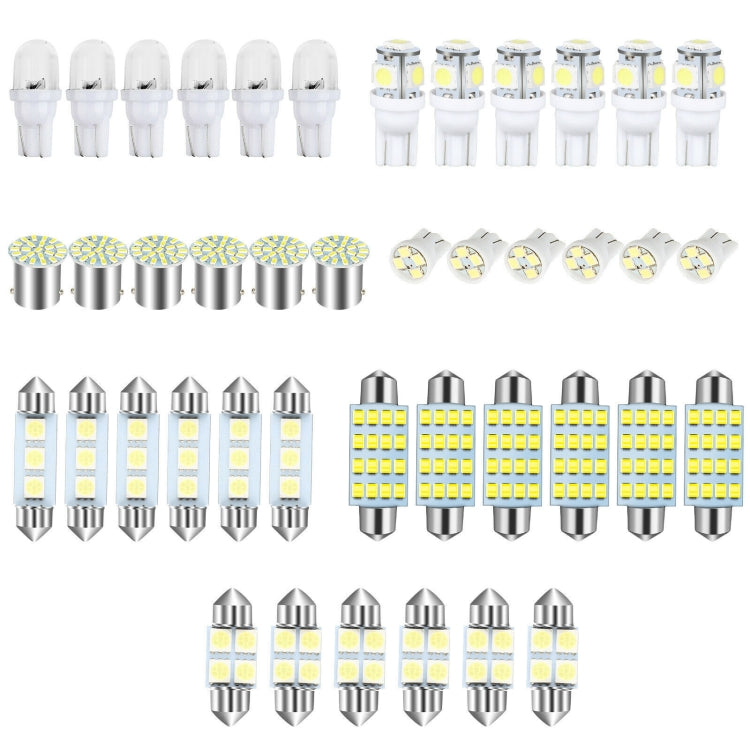 Set di luci LED per lettura interna auto da 42 pezzi, 42pcs/Set