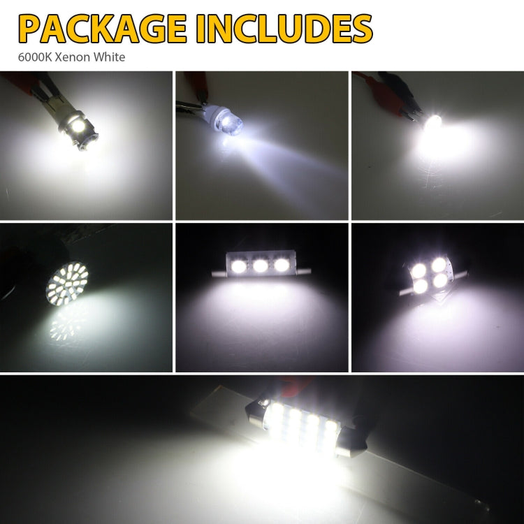 Set di luci LED per lettura interna auto da 42 pezzi, 42pcs/Set