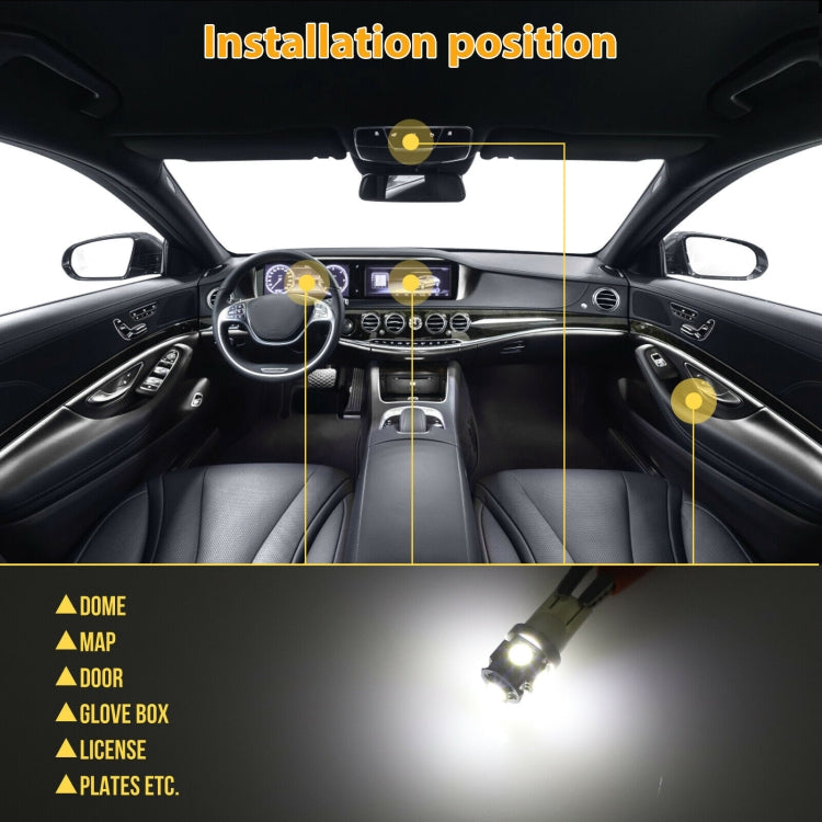 Set di luci LED per lettura interna auto da 42 pezzi, 42pcs/Set