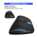 Mouse wireless ricaricabile ergonomico con impugnatura verticale ZELOTES F-35A a 6 pulsanti, F-35A