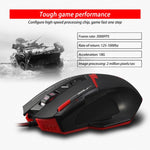 ZELOTES C8 Mouse cablato personalizzato con programmazione di giochi ergonomici a 8 pulsanti, C8