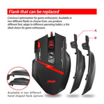 ZELOTES C8 Mouse cablato personalizzato con programmazione di giochi ergonomici a 8 pulsanti, C8