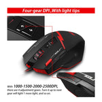 ZELOTES C8 Mouse cablato personalizzato con programmazione di giochi ergonomici a 8 pulsanti, C8