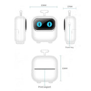 Stampante termica portatile Mini HD Bluetooth Studente Errore Titolo Nota Foto Stampa Etichettatrice Fotocamera