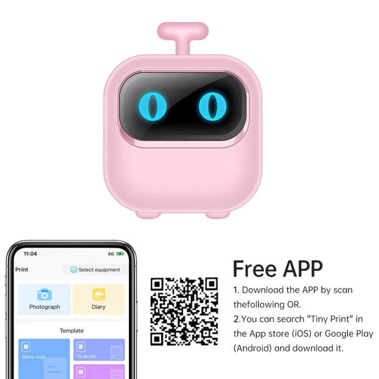 Stampante termica portatile Mini HD Bluetooth Studente Errore Titolo Nota Foto Stampa Etichettatrice Fotocamera