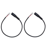 Cavo di collegamento della scheda madre da 2 pezzi DC 5,5 X 2,1 mm femmina a terminale XH2,54