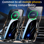 Supporto per navigazione per cellulare con ricarica wireless per auto Q96, Standard, Standard+Suction Cup