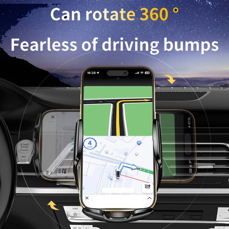Supporto per navigazione per cellulare con ricarica wireless per auto Q96, Standard, Standard+Suction Cup
