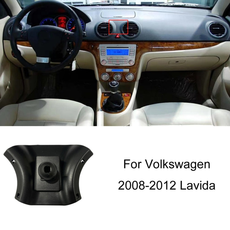 Per Volkswagen Car Air Outlet Base porta cellulare modificata, 05-13 Touran, 08-12 Lavida, 08-12 Bora, 09-13 Golf 6, 11-15 Passat, 11-18 POLO, 11-18 Touareg, 17-21 Magotan/19-20 CC, 14-20 Golf, 12-14 Sagitar, 12-14 Magotan                              ...