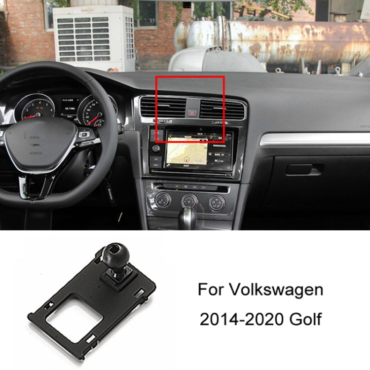 Per Volkswagen Car Air Outlet Base porta cellulare modificata, 05-13 Touran, 08-12 Lavida, 08-12 Bora, 09-13 Golf 6, 11-15 Passat, 11-18 POLO, 11-18 Touareg, 17-21 Magotan/19-20 CC, 14-20 Golf, 12-14 Sagitar, 12-14 Magotan                              ...