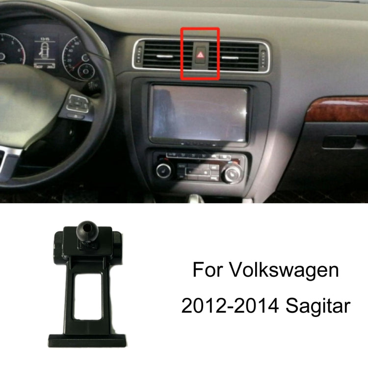 Per Volkswagen Car Air Outlet Base porta cellulare modificata, 05-13 Touran, 08-12 Lavida, 08-12 Bora, 09-13 Golf 6, 11-15 Passat, 11-18 POLO, 11-18 Touareg, 17-21 Magotan/19-20 CC, 14-20 Golf, 12-14 Sagitar, 12-14 Magotan                              ...