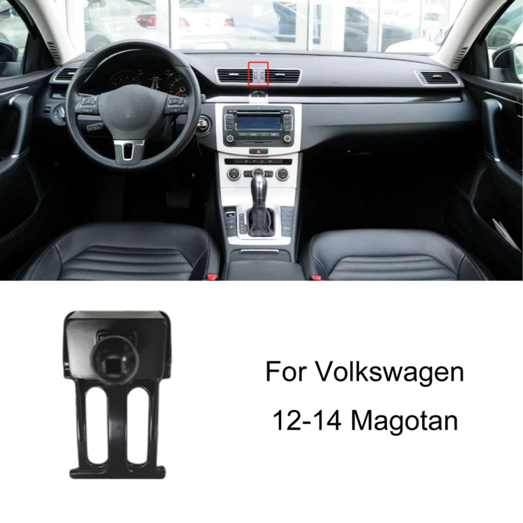 Per Volkswagen Car Air Outlet Base porta cellulare modificata, 05-13 Touran, 08-12 Lavida, 08-12 Bora, 09-13 Golf 6, 11-15 Passat, 11-18 POLO, 11-18 Touareg, 17-21 Magotan/19-20 CC, 14-20 Golf, 12-14 Sagitar, 12-14 Magotan                              ...