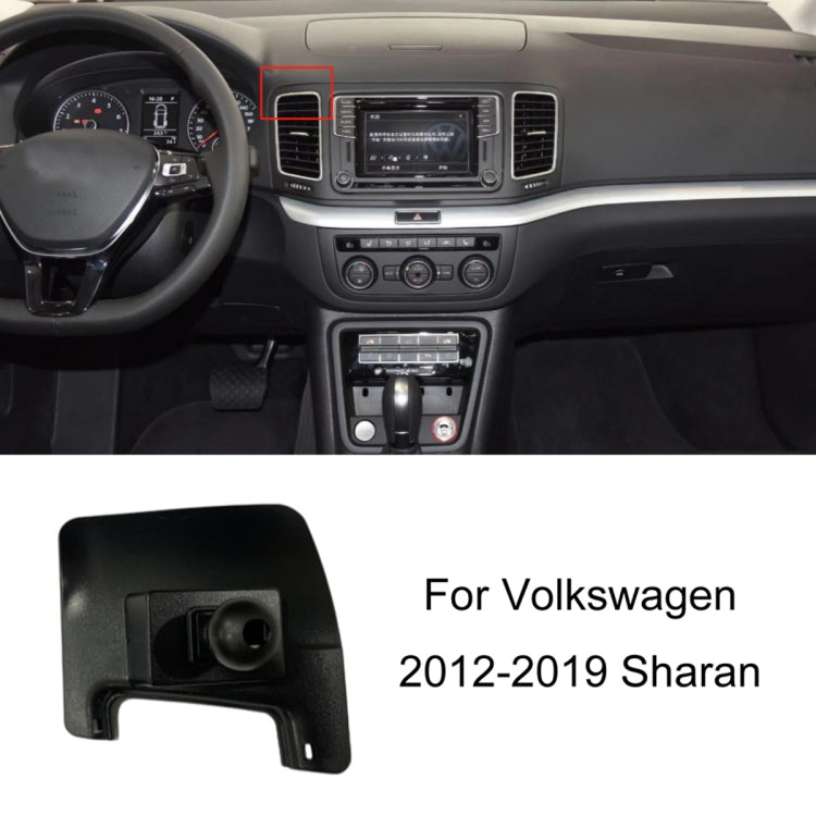 Per Volkswagen Car Air Outlet Base porta cellulare modificata, 05-13 Touran, 08-12 Lavida, 08-12 Bora, 09-13 Golf 6, 11-15 Passat, 11-18 POLO, 11-18 Touareg, 17-21 Magotan/19-20 CC, 14-20 Golf, 12-14 Sagitar, 12-14 Magotan                              ...