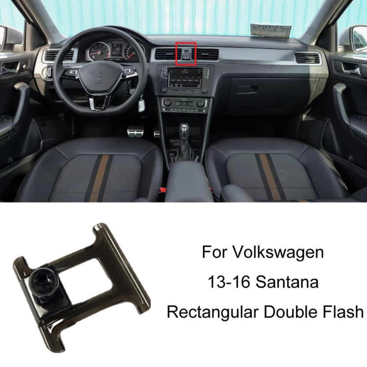 Per Volkswagen Car Air Outlet Base porta cellulare modificata, 05-13 Touran, 08-12 Lavida, 08-12 Bora, 09-13 Golf 6, 11-15 Passat, 11-18 POLO, 11-18 Touareg, 17-21 Magotan/19-20 CC, 14-20 Golf, 12-14 Sagitar, 12-14 Magotan                              ...