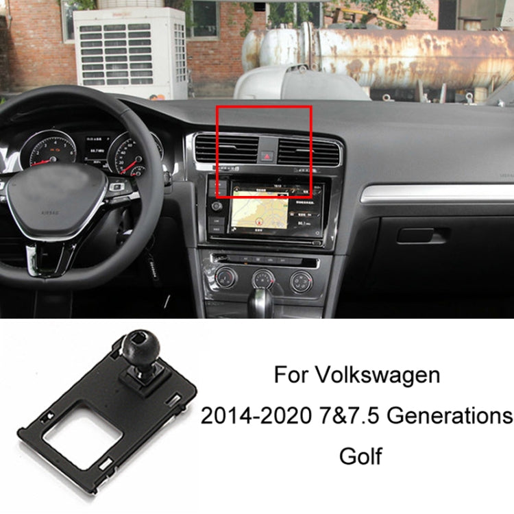 Per Volkswagen Car Air Outlet Base porta cellulare modificata, 05-13 Touran, 08-12 Lavida, 08-12 Bora, 09-13 Golf 6, 11-15 Passat, 11-18 POLO, 11-18 Touareg, 17-21 Magotan/19-20 CC, 14-20 Golf, 12-14 Sagitar, 12-14 Magotan                              ...