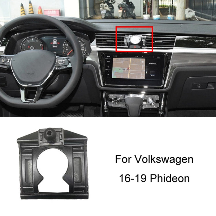 Per Volkswagen Car Air Outlet Base porta cellulare modificata, 05-13 Touran, 08-12 Lavida, 08-12 Bora, 09-13 Golf 6, 11-15 Passat, 11-18 POLO, 11-18 Touareg, 17-21 Magotan/19-20 CC, 14-20 Golf, 12-14 Sagitar, 12-14 Magotan                              ...