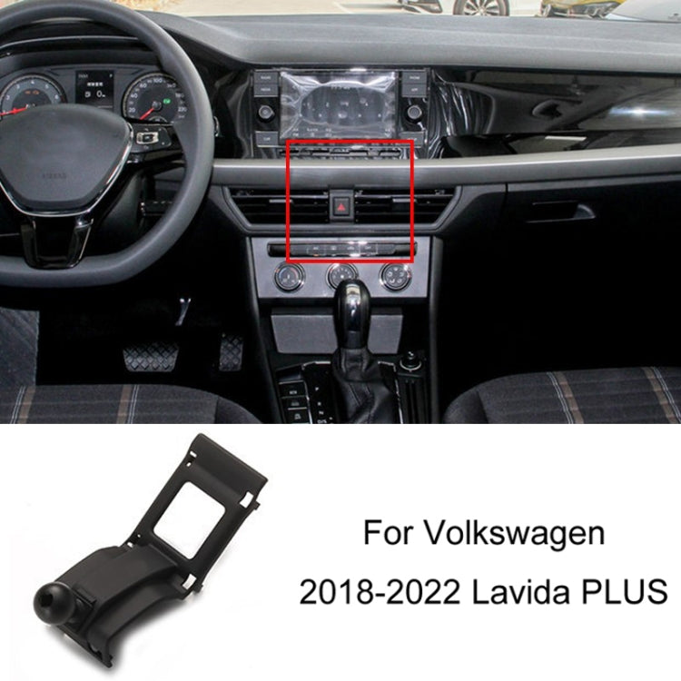 Per Volkswagen Car Air Outlet Base porta cellulare modificata, 05-13 Touran, 08-12 Lavida, 08-12 Bora, 09-13 Golf 6, 11-15 Passat, 11-18 POLO, 11-18 Touareg, 17-21 Magotan/19-20 CC, 14-20 Golf, 12-14 Sagitar, 12-14 Magotan                              ...