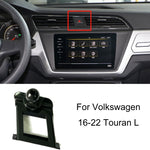 Per Volkswagen Car Air Outlet Base porta cellulare modificata, 16-22 Touran L, 19-23 Polo, 18-20 Teramont, 17-20 Santana (Double Flash Square), 19-22 Bora, 19-21 Lamando