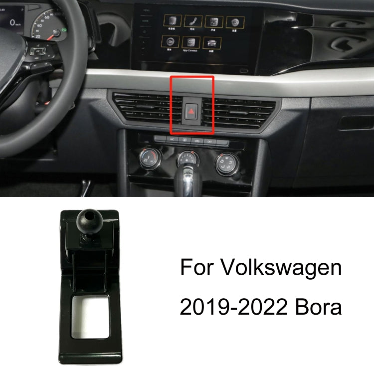 Per Volkswagen Car Air Outlet Base porta cellulare modificata, 16-22 Touran L, 19-23 Polo, 18-20 Teramont, 17-20 Santana (Double Flash Square), 19-22 Bora, 19-21 Lamando